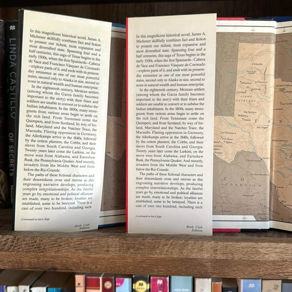 Texas Volumes 1 & 2 by James Michener - Picture 5 of 6